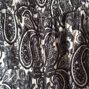 Pants black and cream